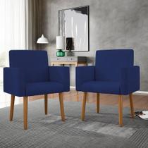 2 Cadeiras Poltronas para Sala Escritório Balaqui Decor