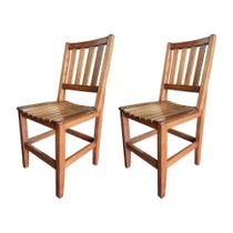 2 Cadeiras Rustica em Madeira Maciça Mineira para Area Externa Malbec