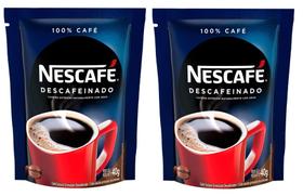 2 CAFÉ NESCAFÉ Solúvel Granulado DESCAFEINADO Sachê