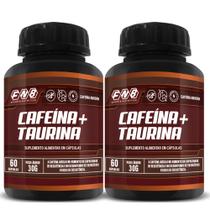 2 Cafeina + Taurina 60 Cápsulas 500mg