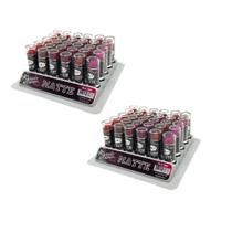 2 caixa box 30 unid batom matte kyrav