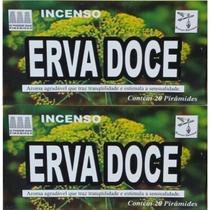 2 Caixa Defumador De Ambiente Incenso Erva Doce