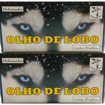 2 Caixa Defumador De Ambiente Incenso Olho De Lobo Cx Com 20