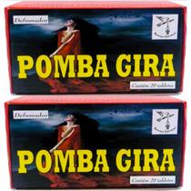 2 Caixa Defumador De Ambiente Incenso Pomba Gira Cx Com 20