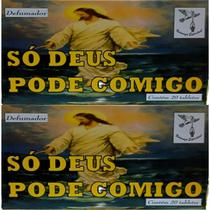2 Caixa Defumador Incenso De Ambiente Só Deus Pode Comigo