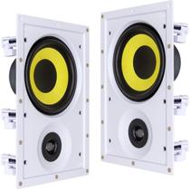 2 Caixa Embutir JBL CI6R Plus Arandela Som Ambient 6p Gesso