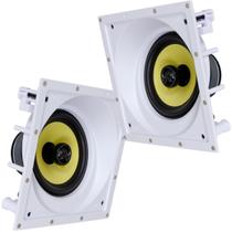 2 Caixa Embutir JBL CI6SA Plus Arandela Som Ambient 6p Gesso