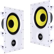 2 Caixa Embutir JBL CI8R Plus Arandela Som Ambient 8p Gesso