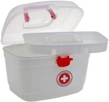 2 Caixa Maleta Alça Primeiros Socorros P Medicamento Remédio