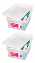 2 Caixa Organizadora 20L Plastico Branco Multiuso Com Tampa Sanremo 2 Caixa Organizadora 20L Plastico Branco Multiuso Com Tampa Sanremo