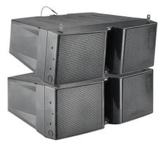 2 Caixa Passiva Falante Duplo Lavoce 4 Pol. 400W Line Array