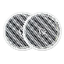 2 Caixas Arandela Som Ambiente Redonda 5 Pol 70w Coaxial