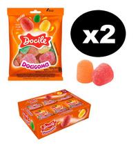 2 Caixas Bala de Goma Mini Sino Sortido 24X18g - Docile 2 Caixas Bala de Goma Mini Sino Sortido 24X18g - Docile