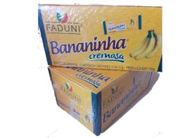 2 CAIXAS bananada Bananinha Cremosa Com Açúcar 24x30g Faduni