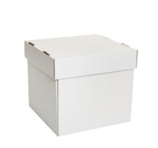 2 Caixas Branca Para Bolo Alto 20 cm ideal para Confeitaria - Copos Bolha