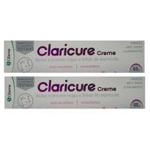 2 Caixas Creme Anti-Idade Claricure 60G Pele Jovem e Saudável