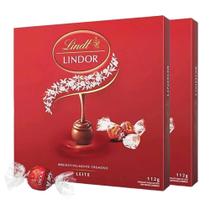 2 Caixas De 112G Bombom De Chocolate Suiço Lindt Lindor