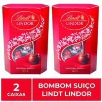 2 Caixas de 200g, Bombons de Chocolate Suiço, Lindt Lindor