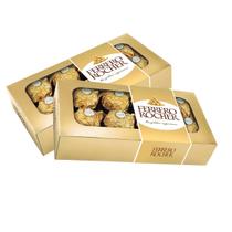 2 Caixas de Bombom Ferrero Rocher 100G C/8 Unidades