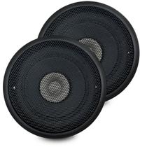 2 Caixas Embutir Teto Arandela Preta 5pol 55w Som Ambiente