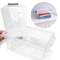 2 Caixas Organizadora Container 4,25 Litros Plástico Multiuso