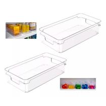 2 Caixas Organizadoras De Armário Gaveta Cozinha Lavandeira