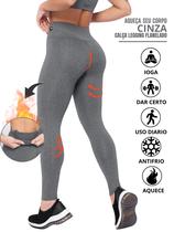 2 Calça Legging Flanelada Térmica Anti frio Suplex Cintura Alta Feminina Fitness.