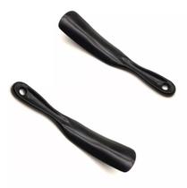 2 Calçadeiras Pretas Clássica Calçar Calçado Sapato Bota Botina TÊNIS
