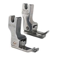 2 Calcador Pesponto Compensado 1mm 1/32E Direito e Esquerdo Para Reta Industrial