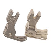 2 Calcador Pesponto Compensado 3mm 1/8E Direito e Esquerdo Para Reta Industrial