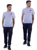 2 Calças Jogger Skinny Punho Barra 2 Bolsos Lat Helanca 101