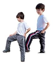 2 Calças Tactel Infantil Juvenil Menino Crianças Inverno 271