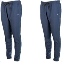 2 Calças Tactel Jogger Elastano Com Punho Slim 2 Bolsos 020