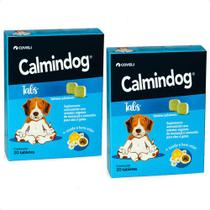 2 Calmindog Tabs Coveli Suplemento Alimentar - 20 Tabletes 2 Calmindog Tabs Coveli Suplemento Alimentar - 20 Tabletes