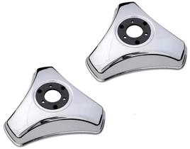 2 Calota 3 Pontas Aro 16 17,5 Metal Caminhao Rodoar