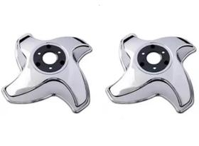 2 Calota 4 Pontas Aro 16 17,5 Metal Caminhao Rodoar 2 Calota 4 Pontas Aro 16 17,5 Metal Caminhao Rodoar