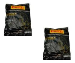 2 Câmaras De Ar 27 Pirelli Bicicleta Caloi 10 Monark Antiga Bike Speed Road Estrada 700c Schrader Americana Bico Grosso