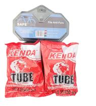 2 Câmaras De Ar Kenda 700x35/45c 35mm + Par Fita Anti-furo 2 Câmaras De Ar Kenda 700x35/45c 35mm + Par Fita Anti-furo