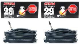 2 Câmaras de Ar para Bike Aro 29 Kenda Vacinada Bico Fino