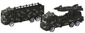 2 caminhão militar exército blindado guerra de soldadinho brinquedo - PICA PAU