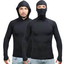 2 Camisa Segunda Pele Masculina Ninja + Capuz Termica Pesca 2 Camisa Segunda Pele Masculina Ninja + Capuz Termica Pesca