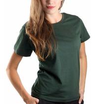 2 Camisetas Baby Look Feminina Algodão Lisa Blusinha Camisa