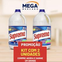 2 Candidas Suprema Litros com Brinde Envio Imediato Agua Sanitária