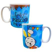 2 Caneca coelho chocolate 310 Ml Café Chá Xicará para cesta de Feliz pascoa