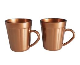 2 Canecas Americana de Vidro Marrom 270ml - Coleções Metálicos