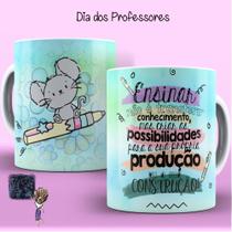 2 canecas de cerâmica , 325 ml, dia dos professores