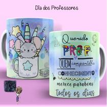 2 canecas de cerâmica , 325 ml, dia dos professores