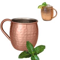 2 Canecas Moscow Mule Aço Inox 520ml Bar Drinks Profissional