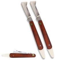 2 Canivetes de Bolso Para Enxertia Com Espátula De Acrílico - Corneta