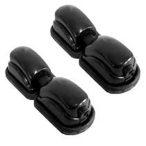 2 canoas dupla para caixa modelo concept - preta - pac020pr 2 canoas dupla para caixa modelo concept - preta - pac020pr